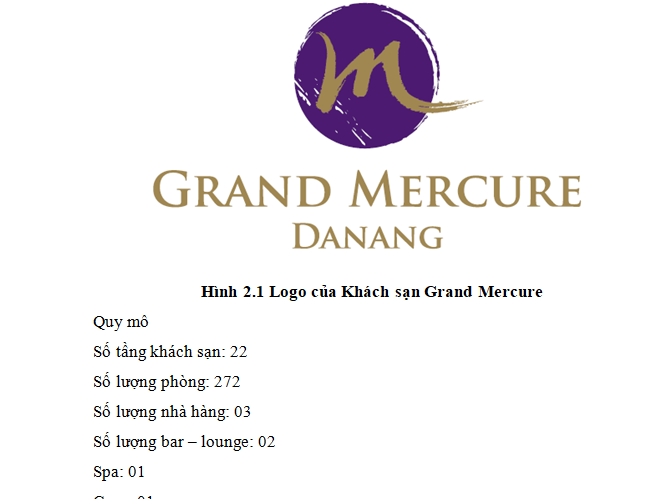 Nâng cao chất lượng đội ngũ lao động bộ phận buồng phòng của khách sạn Grand Mercure 