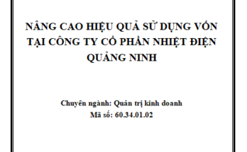 Nâng cao hiệu quả sử dụng vốn tại Công ty