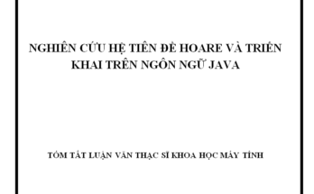 NGHIÊN CỨU HỆ TIÊN ĐỀ HOARE VÀ TRIỂN KHAI TRÊN NGÔN NGỮ JAVA