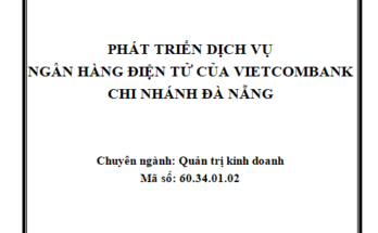 Phát triển dịch vụ ngân hàng điện tử tại Ngân hàng TMCP