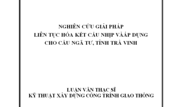 Giải pháp liên tục hóa kết cấu nhịp