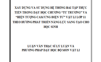 Đổi mới mạnh mẽ phương pháp giáo dục-đào tạo khắc phục lối truyền thụ một chiều rèn luyện nếp tư duy sáng tạo của người học