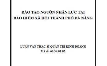 Đào tạo nguồn nhân lực tại Bảo hiểm xã hội thành phố Đà Nẵng
