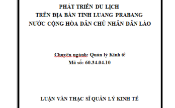 Phát triển du lịch trên địa bàn tỉnh LuangPhaBang