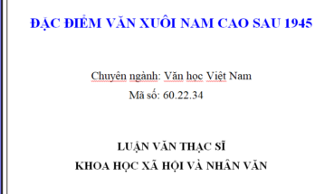 Đặc điểm văn xuôi Nam Cao sau năm 1945