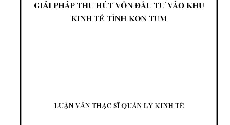 Quản lý Nhà nước đối với hoạt động của các tổ chức phi chính phủ nước ngoài tại tỉnh Kon Tum