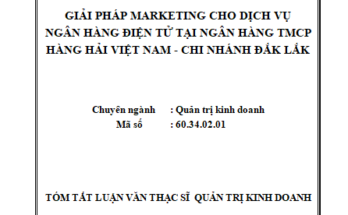 Giải pháp phát triển sản phẩm dịch vụ tại Ngân hàng ĐT & PT Chi nhánh Hà Tây