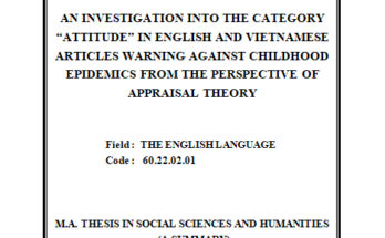 An investigation into syntactic and lexical interlingual errors committed by the first year students at the college of FPT Polytechnic in Danang