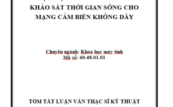 Phân cụm dựa trên logic mờ trong khảo sát thời gian sống cho mạng cảm biến không dây