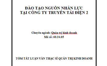 Đào tạo nguồn nhân lực tại Công ty Truyền tải điện 2