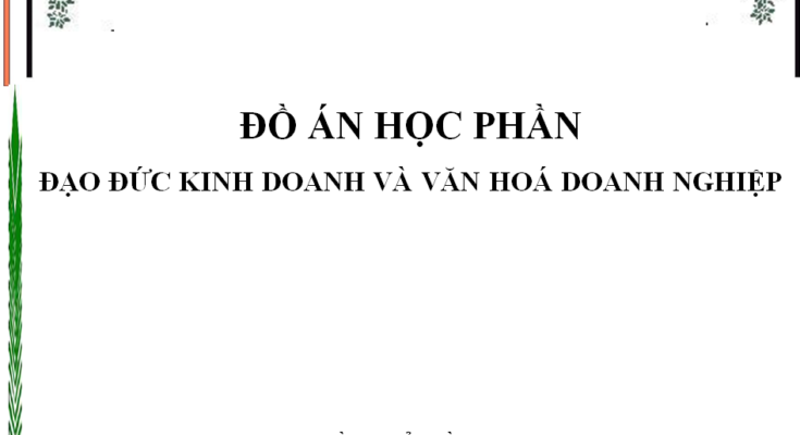 Xây dựng Văn hoá doanh nghiệp tại Công ty CP xi măng Vicem Hoàng Mai