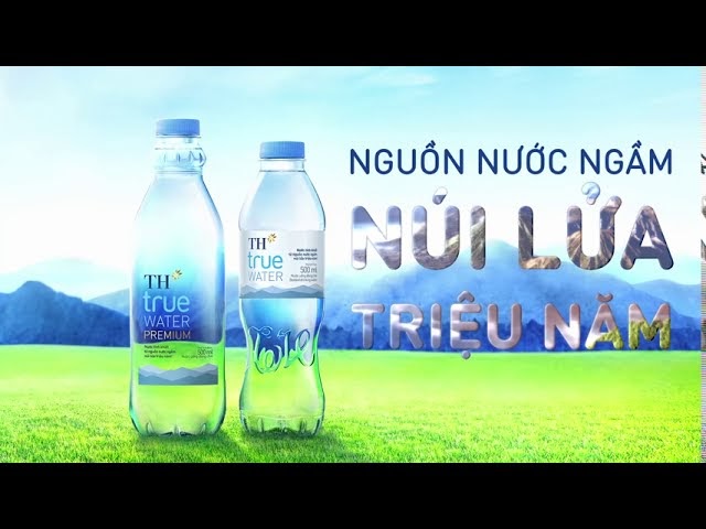 Quảng cáo nước tinh khiết TH true WATER 2020 - 34s - YouTube