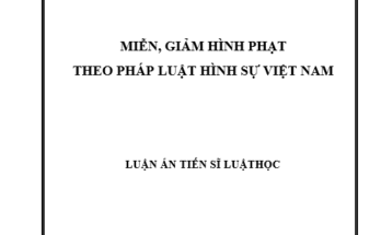 Miễn giảm hình phạt theo pháp luật hình sự Việt Nam
