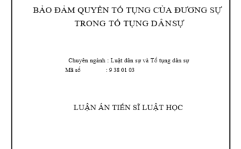 Bảo đảm quyền tố tụng của đương sự trong tố tụng dân sự