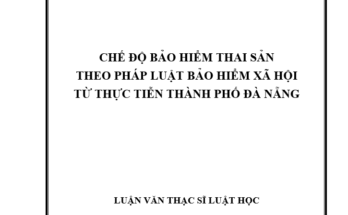 Chế độ bảo hiểm thai sản theo pháp luật Bảo hiểm xã hội