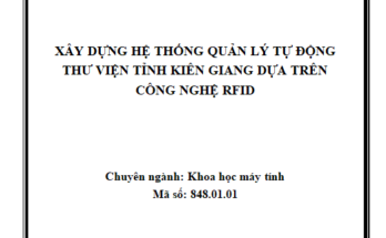 Xây dựng hệ thống quản lý tự động thư viện tỉnh Kiên Giang