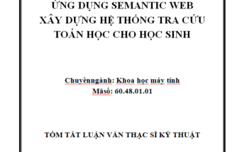 Ứng dụng Semantic Web xây dựng hệ thống tra cứu toán học cho học sinh